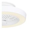 Globo DOMEY Ventilador de techo LED Blanca, 1 luz, Mando a distancia