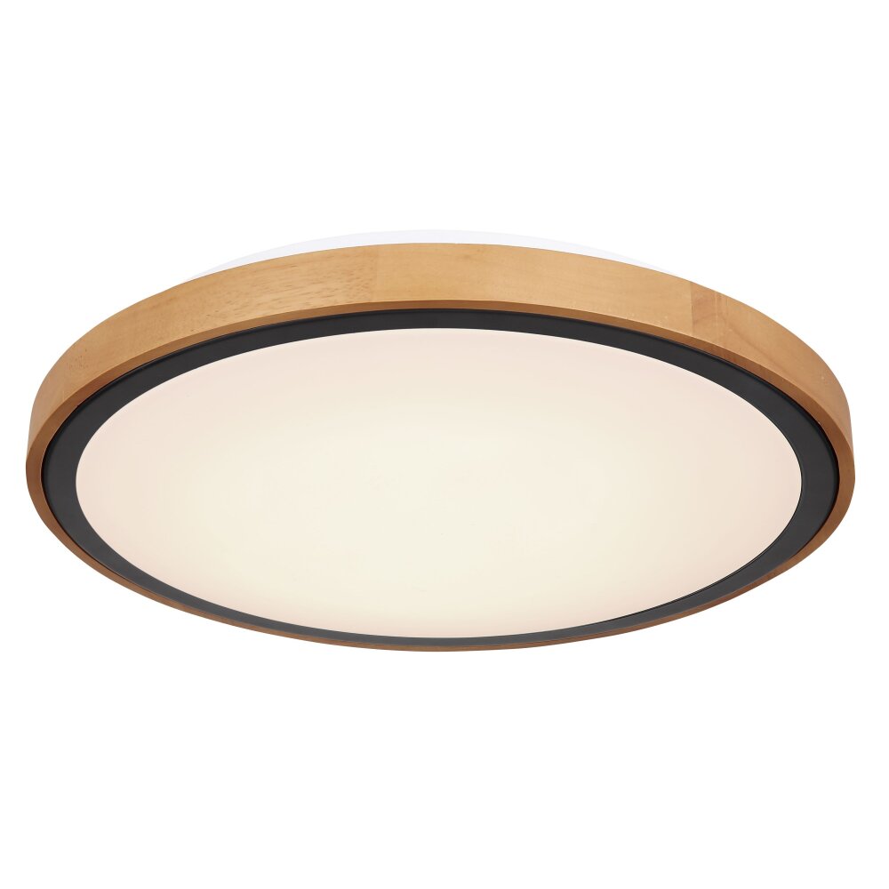 Globo BRUNO Lámpara de Techo LED Crudo, Negro, 1 luz main product photo