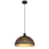 Globo LENNA Lámpara Colgante dorado, Negro, 1 luz