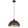 Globo LENNA Lámpara Colgante dorado, Negro, 1 luz