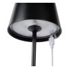 Lucide JUSTIN Lámpara de mesa LED Negro, 1 luz