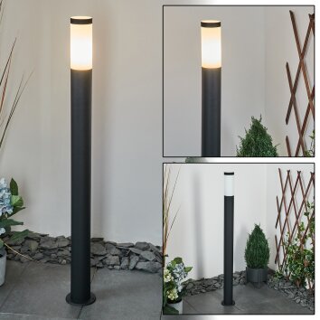 Ruti Poste de Jardín Negro, 1 luz