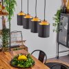 Chiuvi Lámpara Colgante Crudo, Negro, 4 luces Chiuvi Lámpara Colgante Crudo, Negro, 4 luces