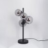 Chehalis Lámpara de mesa LED Negro, 4 luces