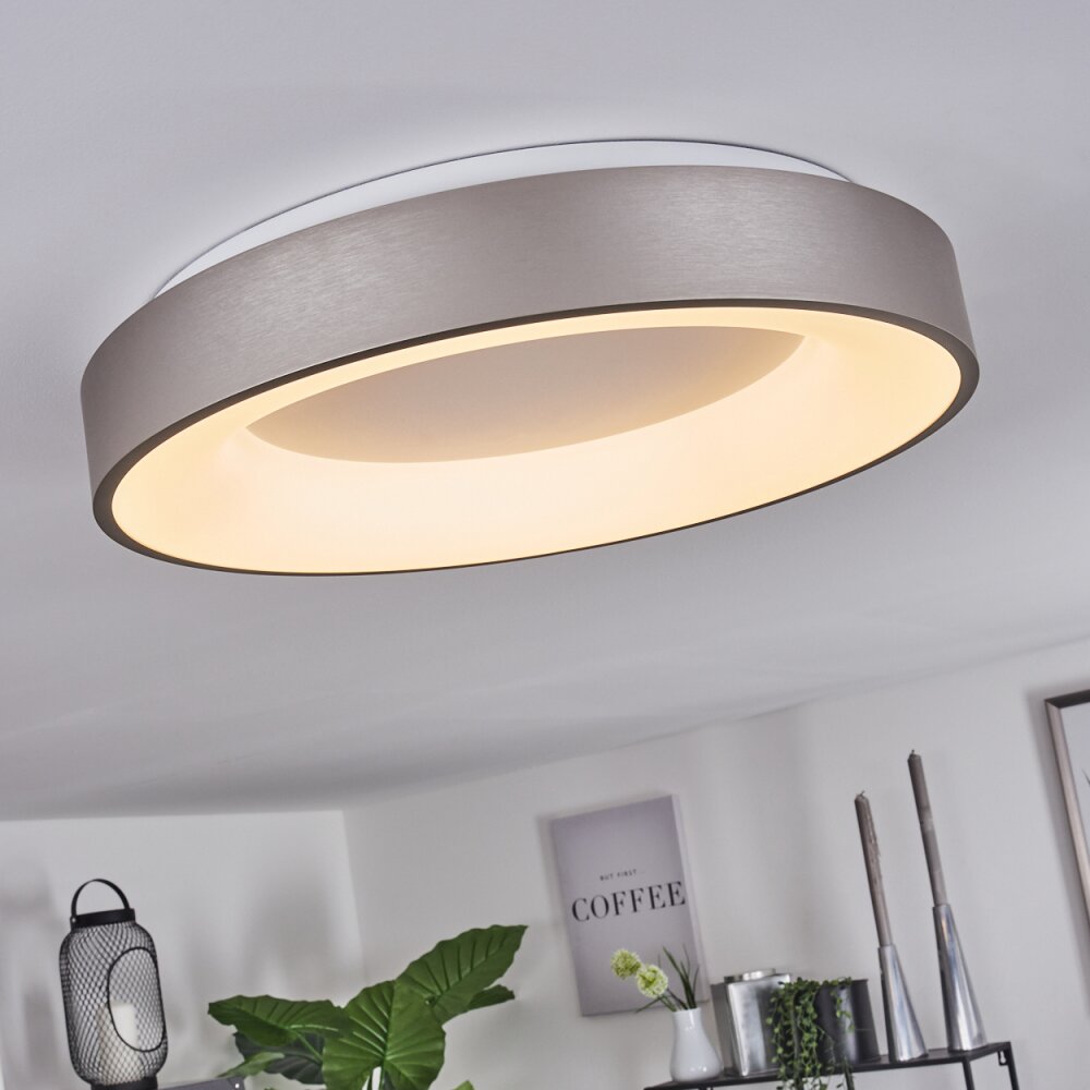 Playas Lámpara de Techo LED Plata, Blanca, 1 luz main product photo