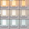 Yari Lámpara de mesa LED Gris, Transparente, claro, Blanca, 1 luz, Mando a distancia, Cambia de color