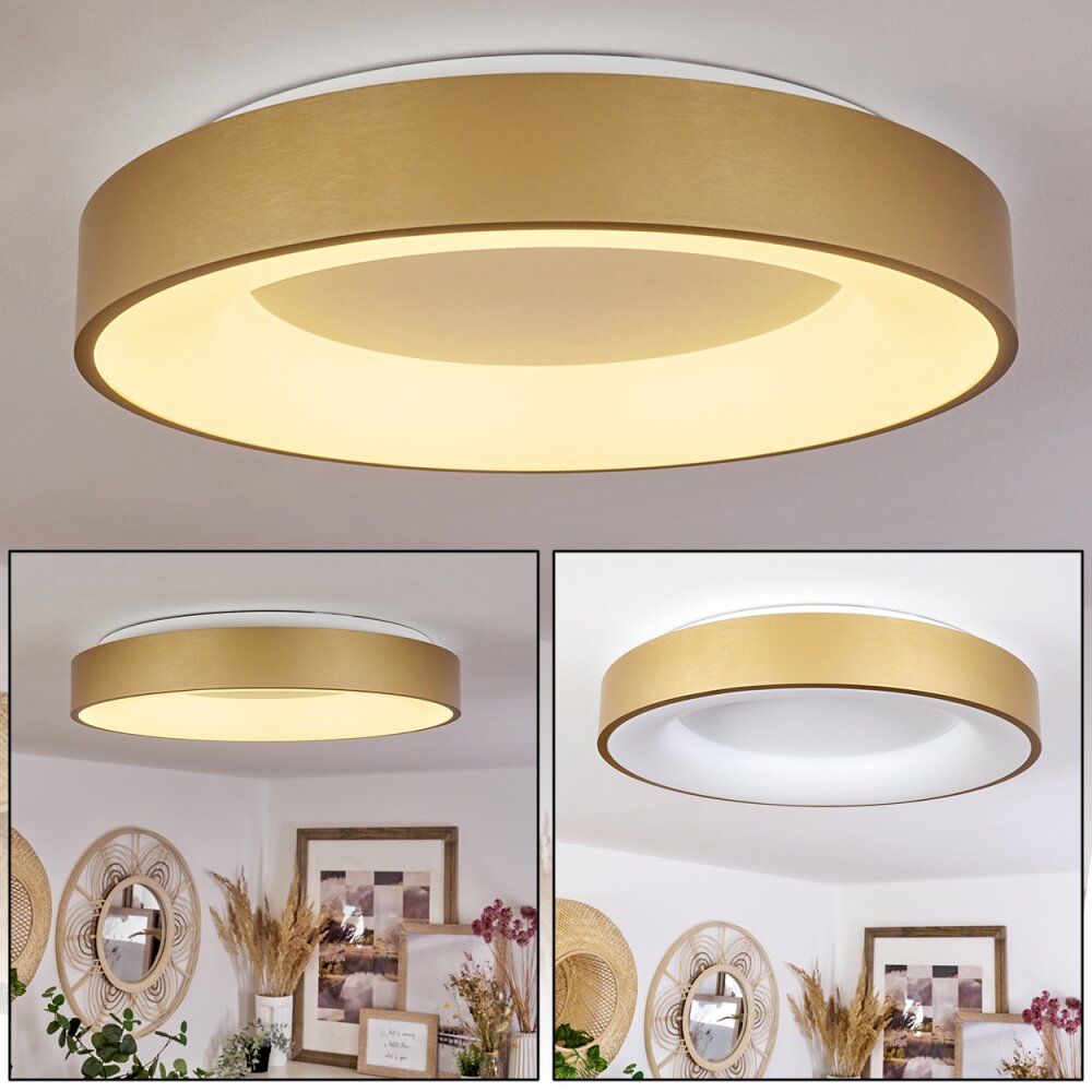 Playas Lámpara de Techo LED dorado, Blanca, 1 luz main product photo