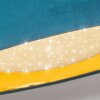 Maripi Lámpara de Techo LED Azul, dorado, 1 luz