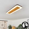 Guacacallo Lámpara de Techo LED dorado, Negro, Blanca, 1 luz