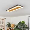 Guacacallo Lámpara de Techo LED dorado, Negro, Blanca, 1 luz