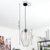 Sukeva Lámpara Colgante Negro, 1 luz