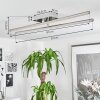 Noppa Lámpara de Techo LED Cromo, Níquel-mate, 2 luces, Mando a distancia, Cambia de color