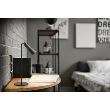 Reality Maxi Lámpara de mesa LED Negro, 1 luz