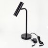 Dalheim Lámpara de mesa LED Negro, 1 luz