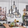 Turkhauta Lámpara Colgante Negro, 6 luces