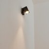 Holiseva Aplique para exterior LED Negro, 1 luz