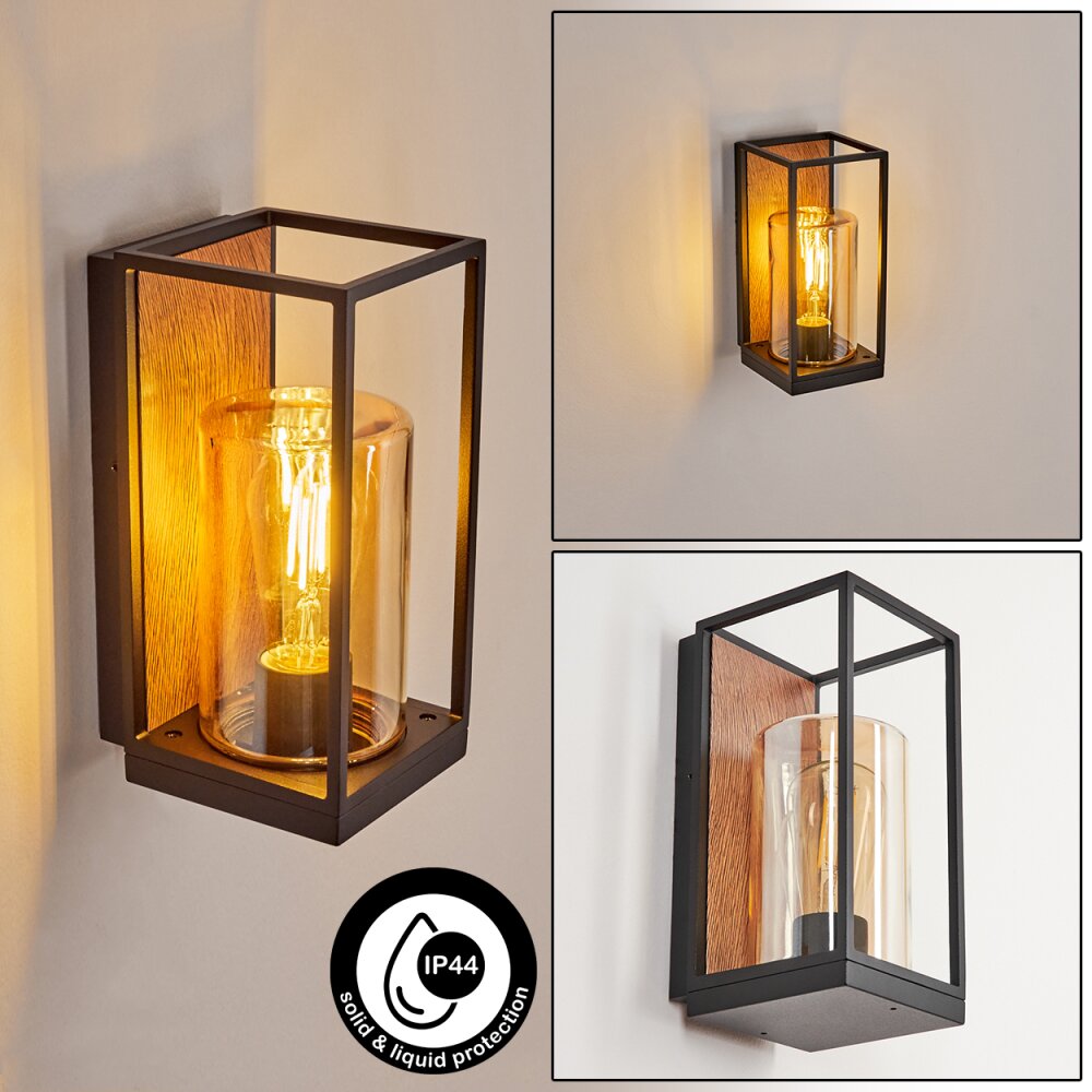 Palanga Aplique para exterior Marrón, Color madera, Negro, 1 luz main product photo