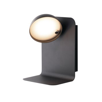 Luce Design BOING Aplique LED Negro, 1 luz