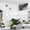 Zuoz Lámpara Colgante Blanca, 4 luces