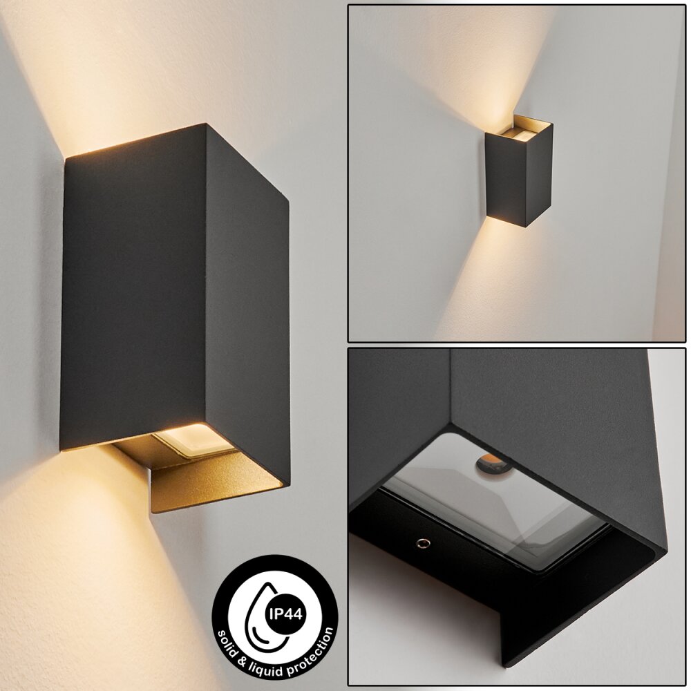 Anobra Aplique para exterior LED Antracita, 1 luz main product photo