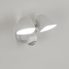 Langra Aplique para exterior LED Blanca, 2 luces, Sensor de movimiento