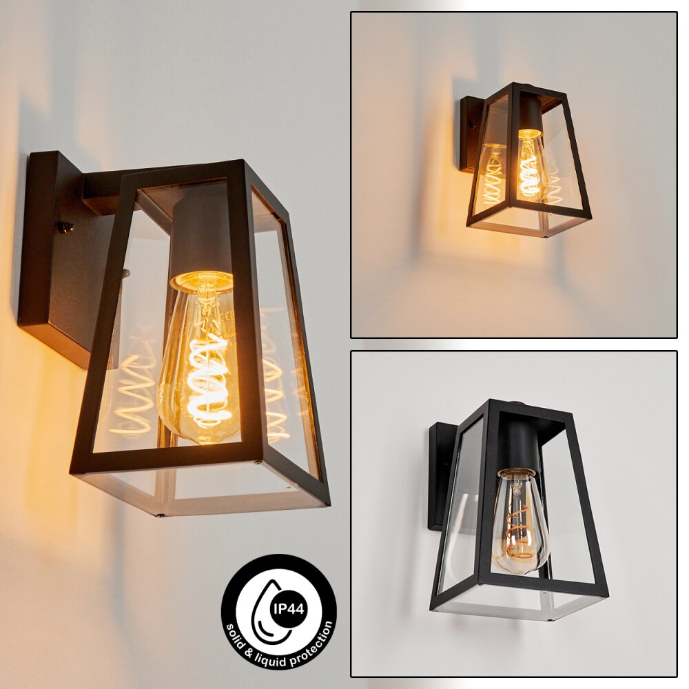 Juanico Aplique para exterior Negro, 1 luz main product photo