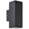 Brillliant Nerty Aplique para exterior Plata, 2 luces