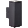 Brillliant Nerty Aplique para exterior Plata, 2 luces