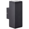Brillliant Nerty Aplique para exterior Plata, 2 luces