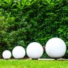 Miau Bolas luminosas para exterior Blanca, 4 luces