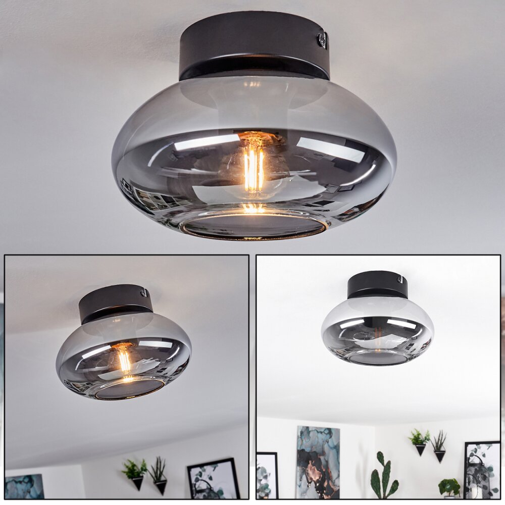 Haikala Lámpara de Techo Ahumado, 1 luz main product photo
