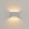 Tammisaari Aplique para exterior LED Transparente, claro, Blanca, 1 luz