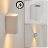 Kingstown Aplique para exterior Blanca, 2 luces