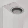 Kingstown Aplique para exterior Blanca, 2 luces