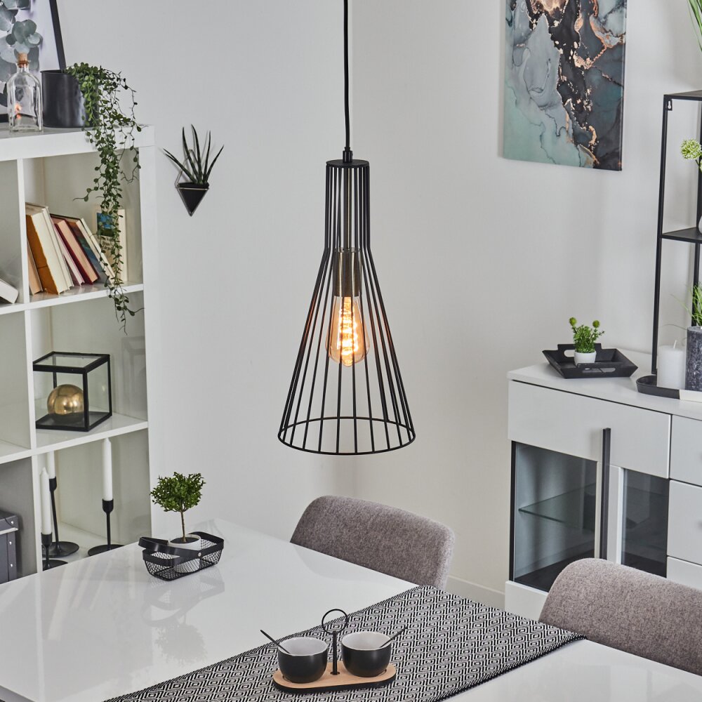 Samorinha Lámpara Colgante Negro, 1 luz main product photo