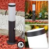 Ruti Poste de Jardín Negro, 1 luz, Sensor de movimiento Ruti Poste de Jardín Negro, 1 luz, Sensor de movimiento