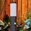 Ruti Poste de Jardín Negro, 1 luz, Sensor de movimiento Ruti Poste de Jardín Negro, 1 luz, Sensor de movimiento