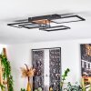 Avelal Lámpara de Techo LED Marrón, Color madera, Negro, 1 luz