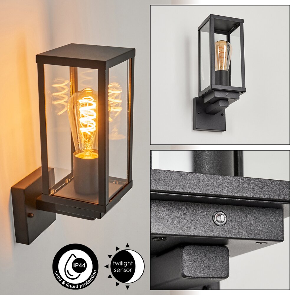 Lapa Aplique para exterior Negro, 1 luz main product photo