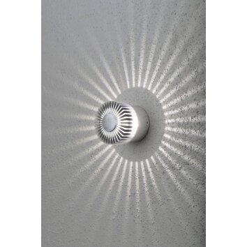 Konstsmide MONZA Aplique LED Aluminio, 1 luz