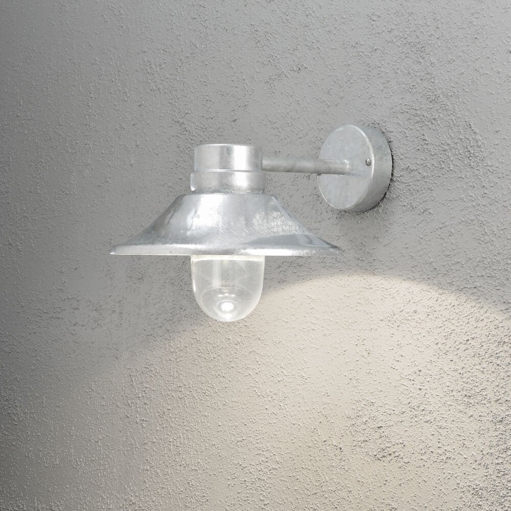 Konstsmide Vega Aplique LED Galvanizado, 1 luz main product photo