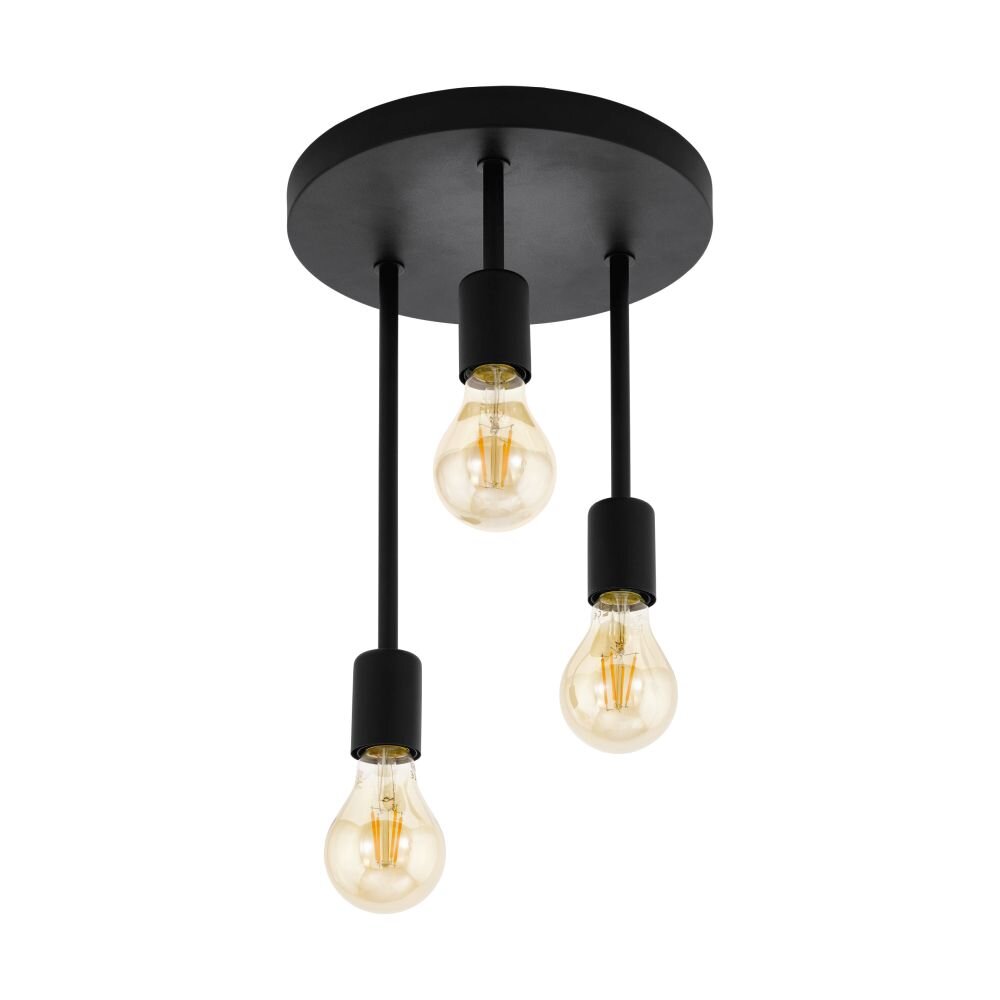 EGLO WILMCOTE Lámpara de Techo Negro, 3 luces main product photo