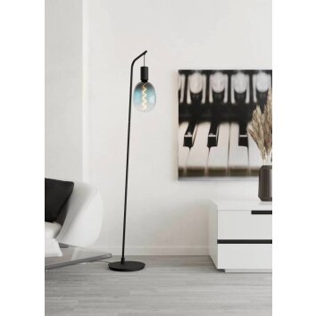 Eglo CRANLEY Lámpara de Pie Negro, 1 luz Eglo CRANLEY Lámpara de Pie Negro, 1 luz