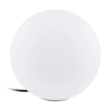 Eglo MONTEROLO-Z Lámpara de pie para exterior LED Blanca, 1 luz, Cambia de color