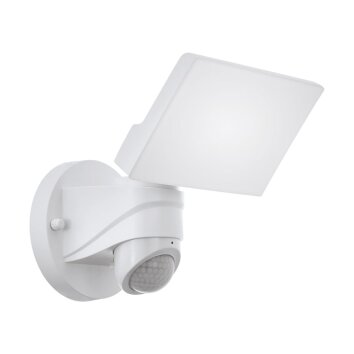 EGLO PAGINO Aplique LED Blanca, 1 luz, Sensor de movimiento