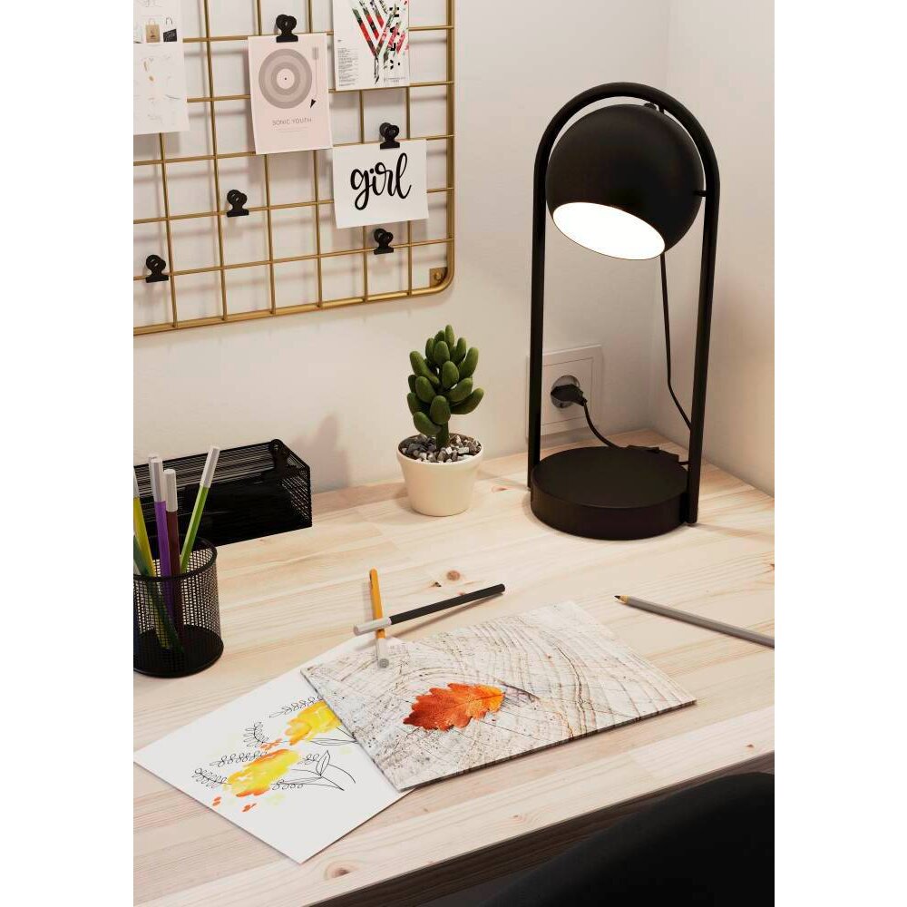 Eglo MURNIA Lámpara de mesa Negro, Blanca, 1 luz main product photo
