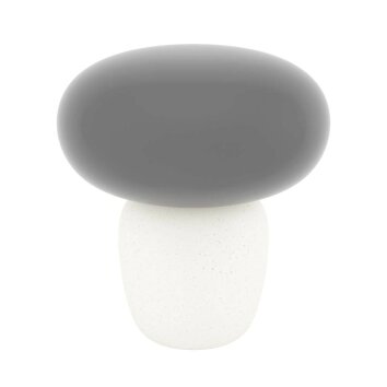 Eglo CAHUAMA Lámpara de mesa Negro, Blanca, 1 luz