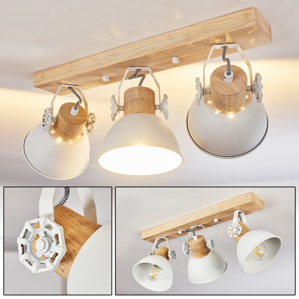 Orny Lámpara de Techo Blanca, 3 luces main product photo