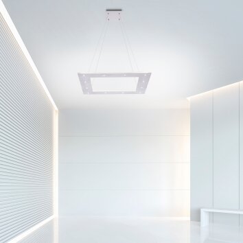 Paul Neuhaus PURE-COSMO Lámpara Colgante LED Aluminio, 21 luces, Mando a distancia