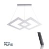 Paul Neuhaus PURE-COSMO Lámpara Colgante LED Aluminio, 44 luces, Mando a distancia